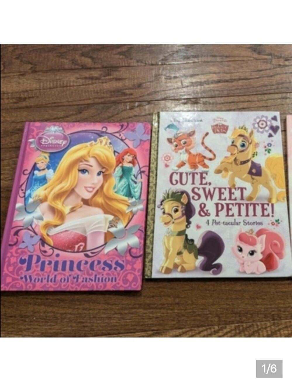 Disney Books, Disney Princess, Princess World of Fashion & Disney Palace Pets